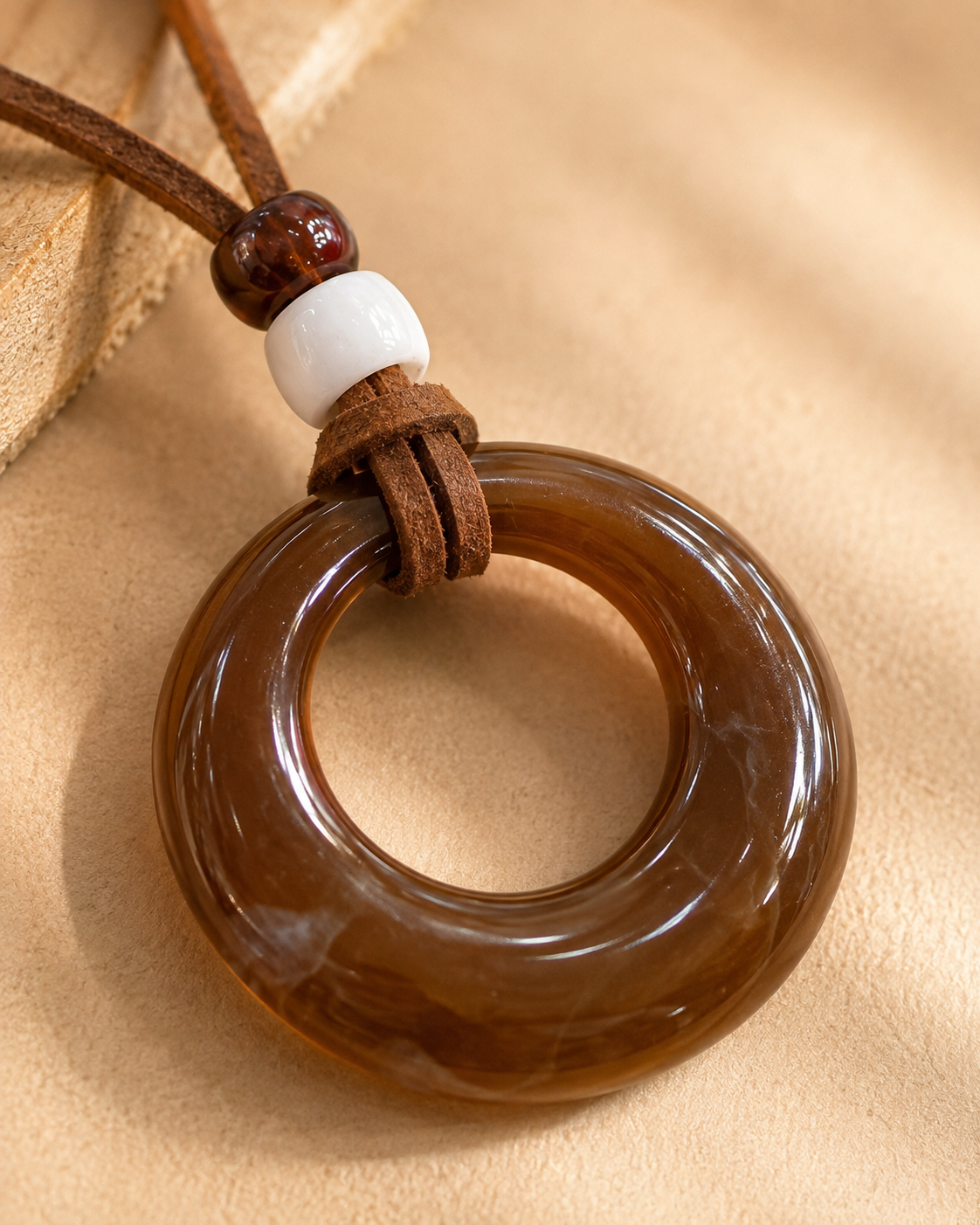 Handcrafted Resin Sweater Necklace
