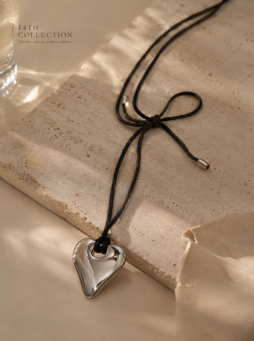 Wait More Heart Pendant Necklace