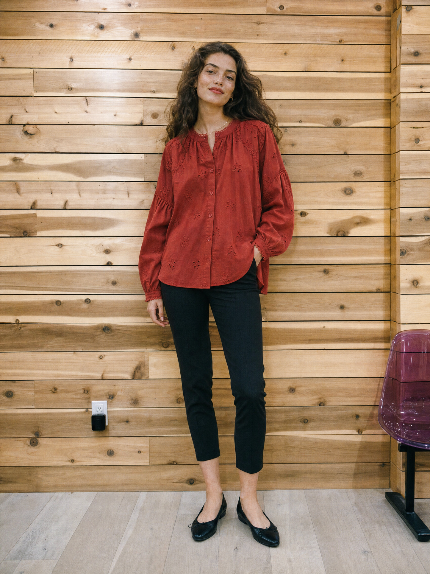 Sienna Eyelet Blouse