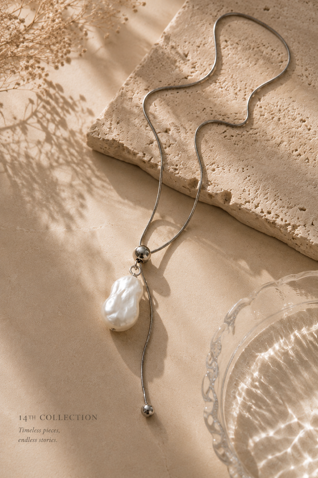 Selene Baroque Pearl Necklace
