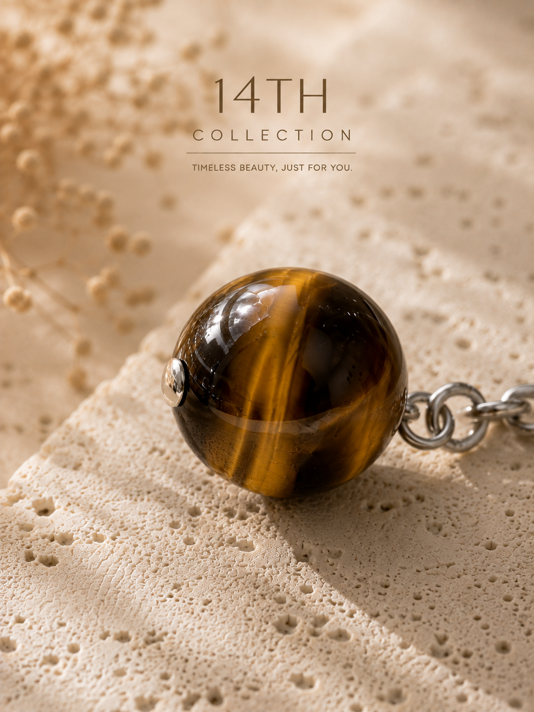 Tiger Eye Slider Necklace