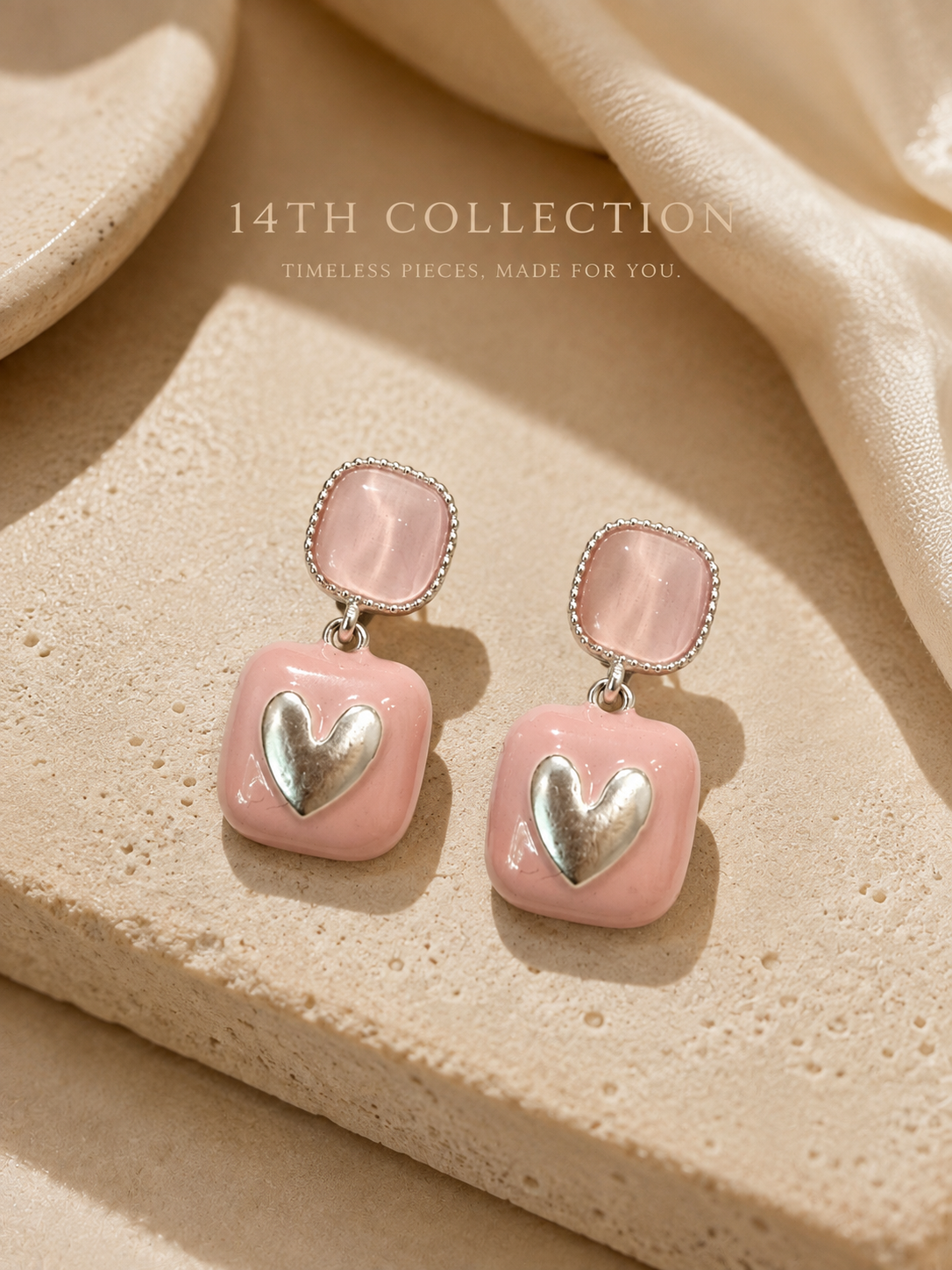 Honey Heart Earrings