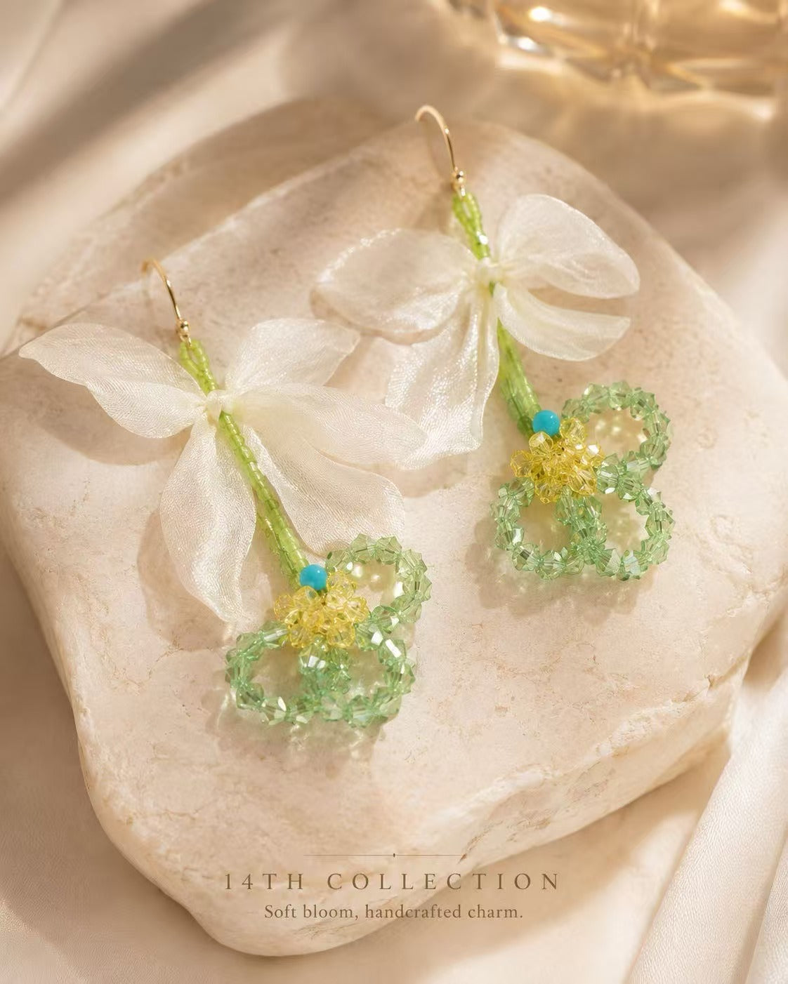 Mint Blossom Earrings