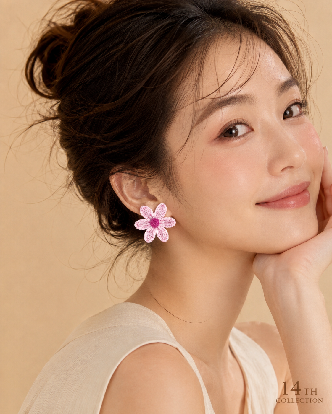 Rosy Daisy Earrings