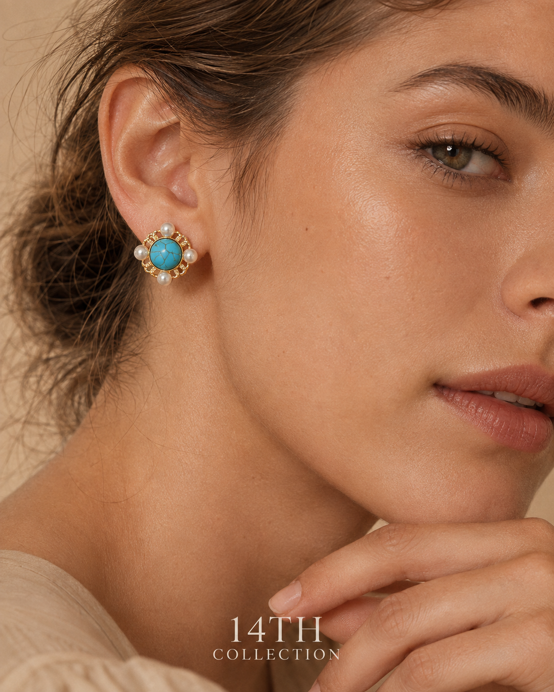 Azure pearl Earrings