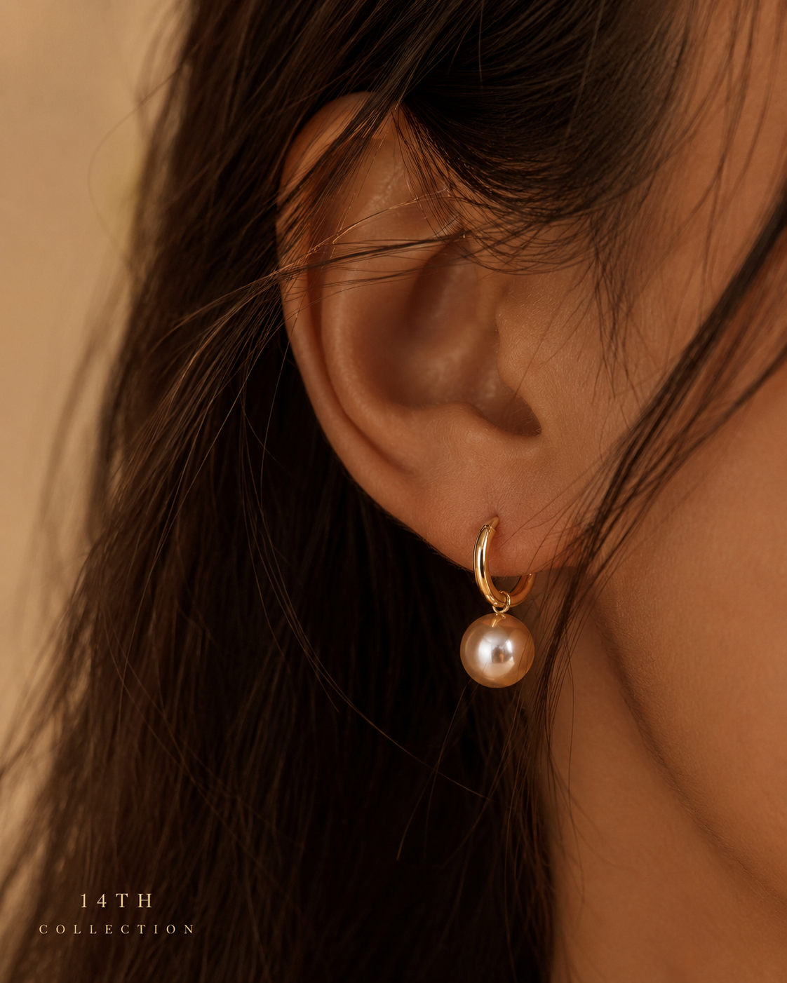 Golden Hour Pearl Earrings