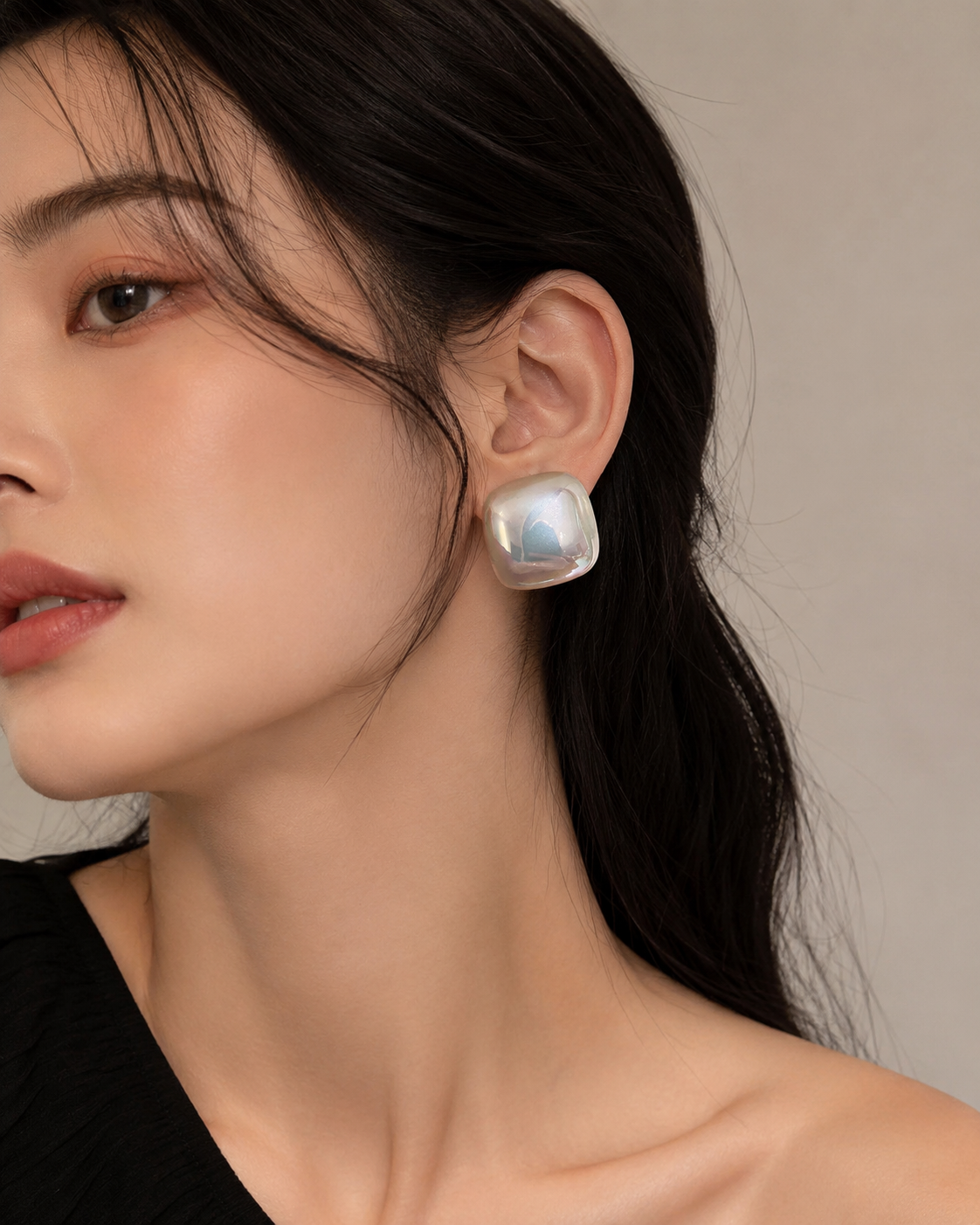 Moonlit Mirror Studs