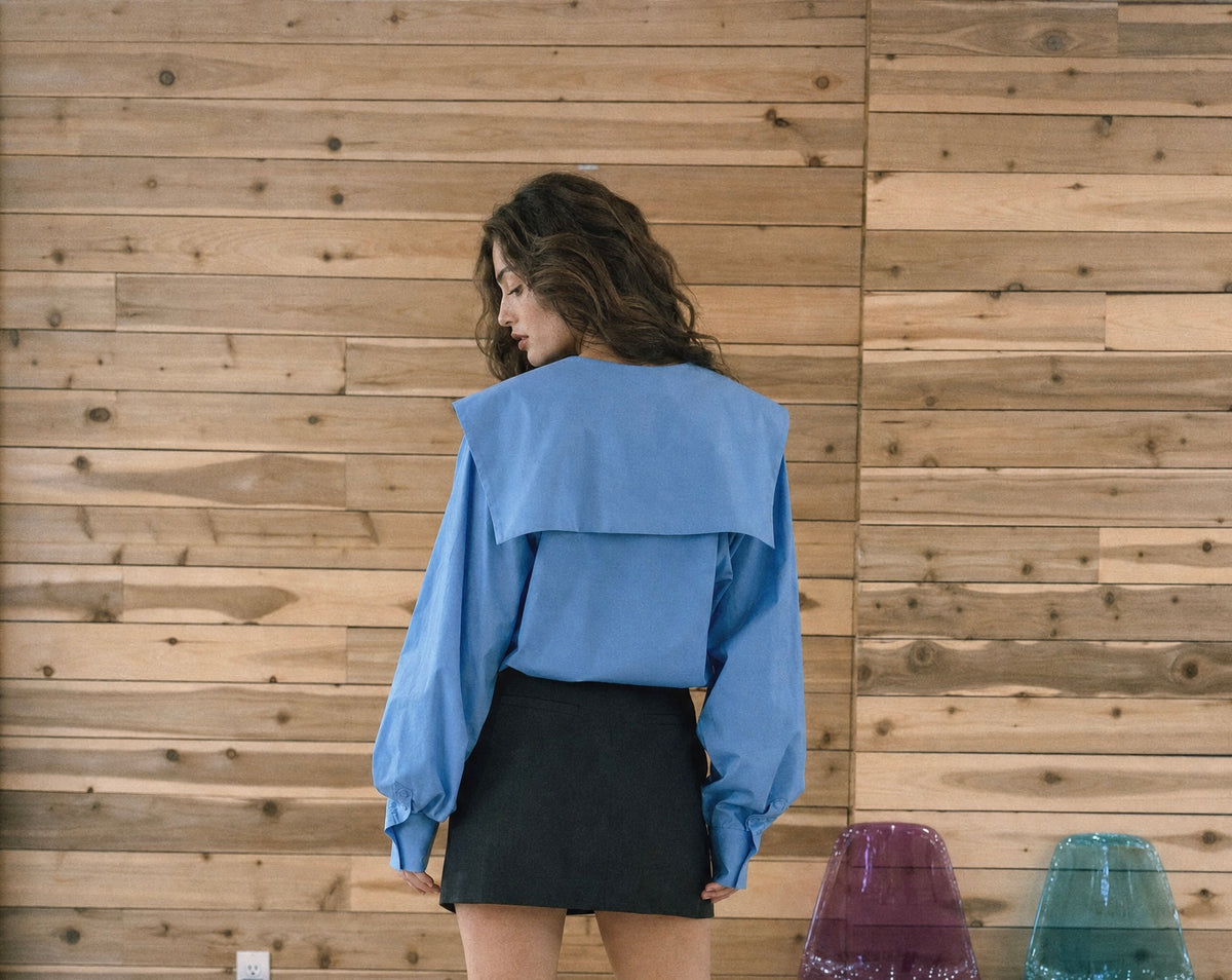 Marielle Statement Collar Blouse
