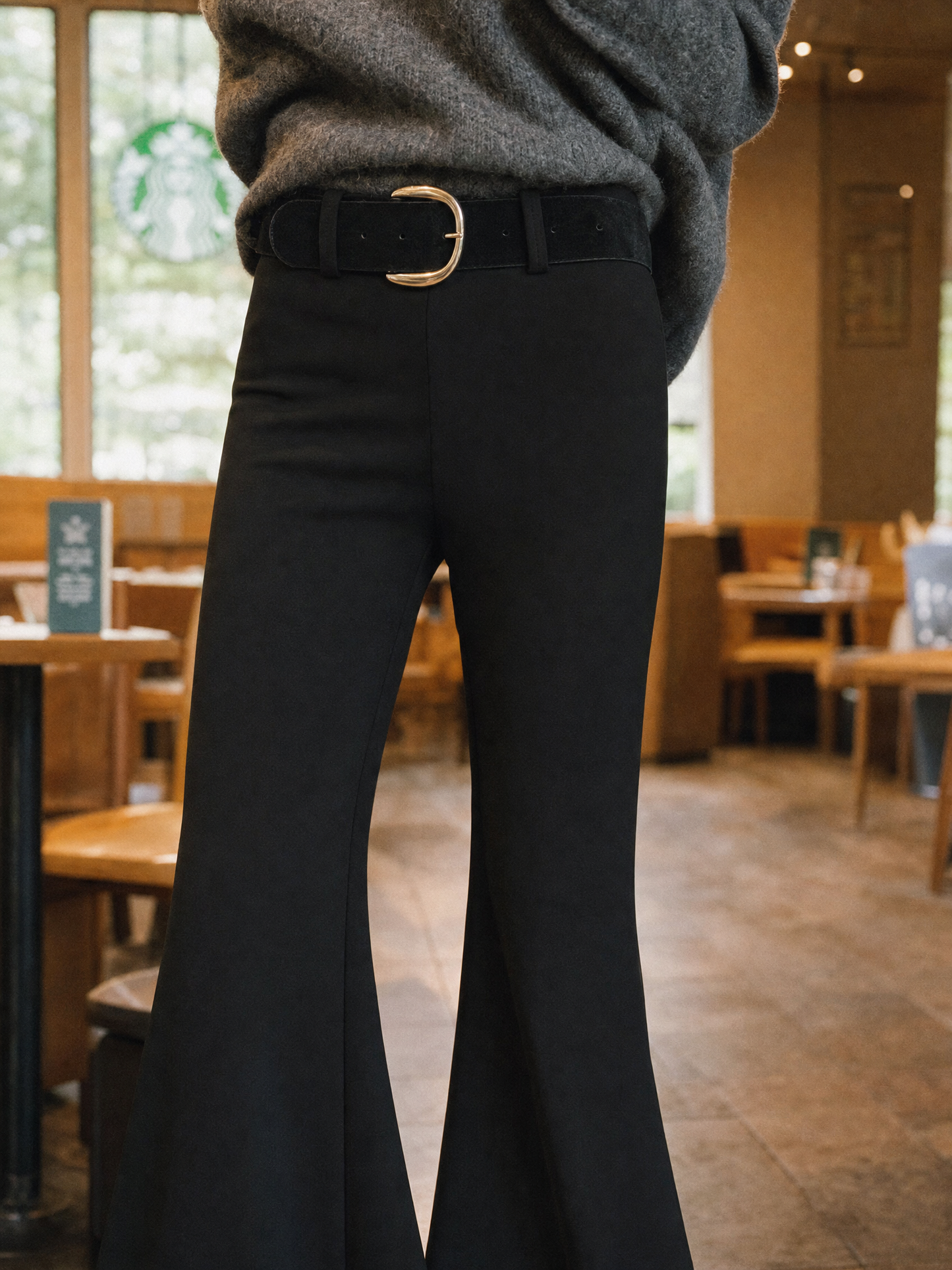 Sloane Belted Flare Pants