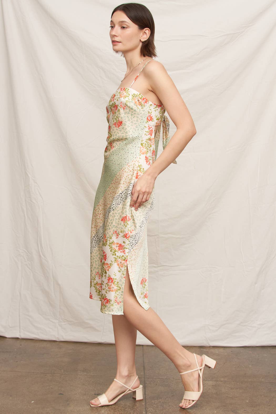 Sleeveless Cami Midi Dress
