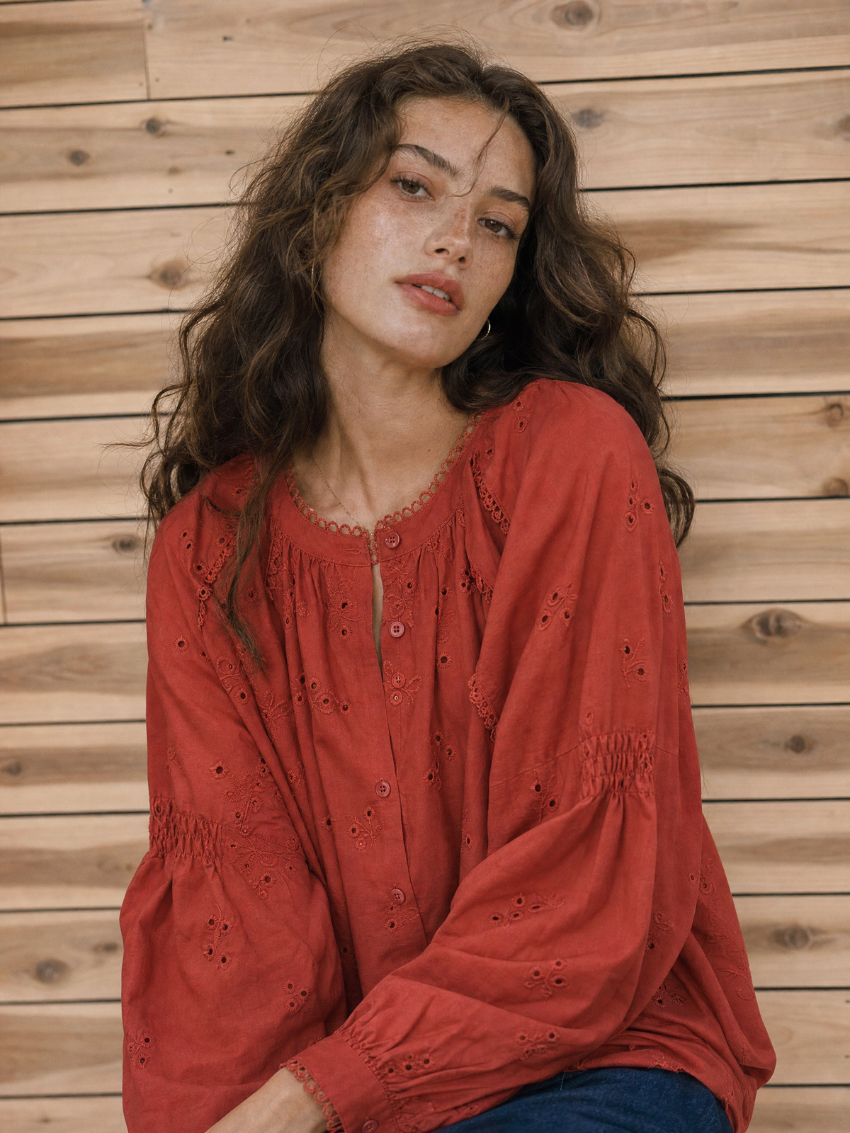 Sienna Eyelet Blouse
