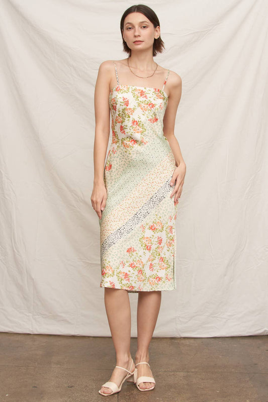 Sleeveless Cami Midi Dress